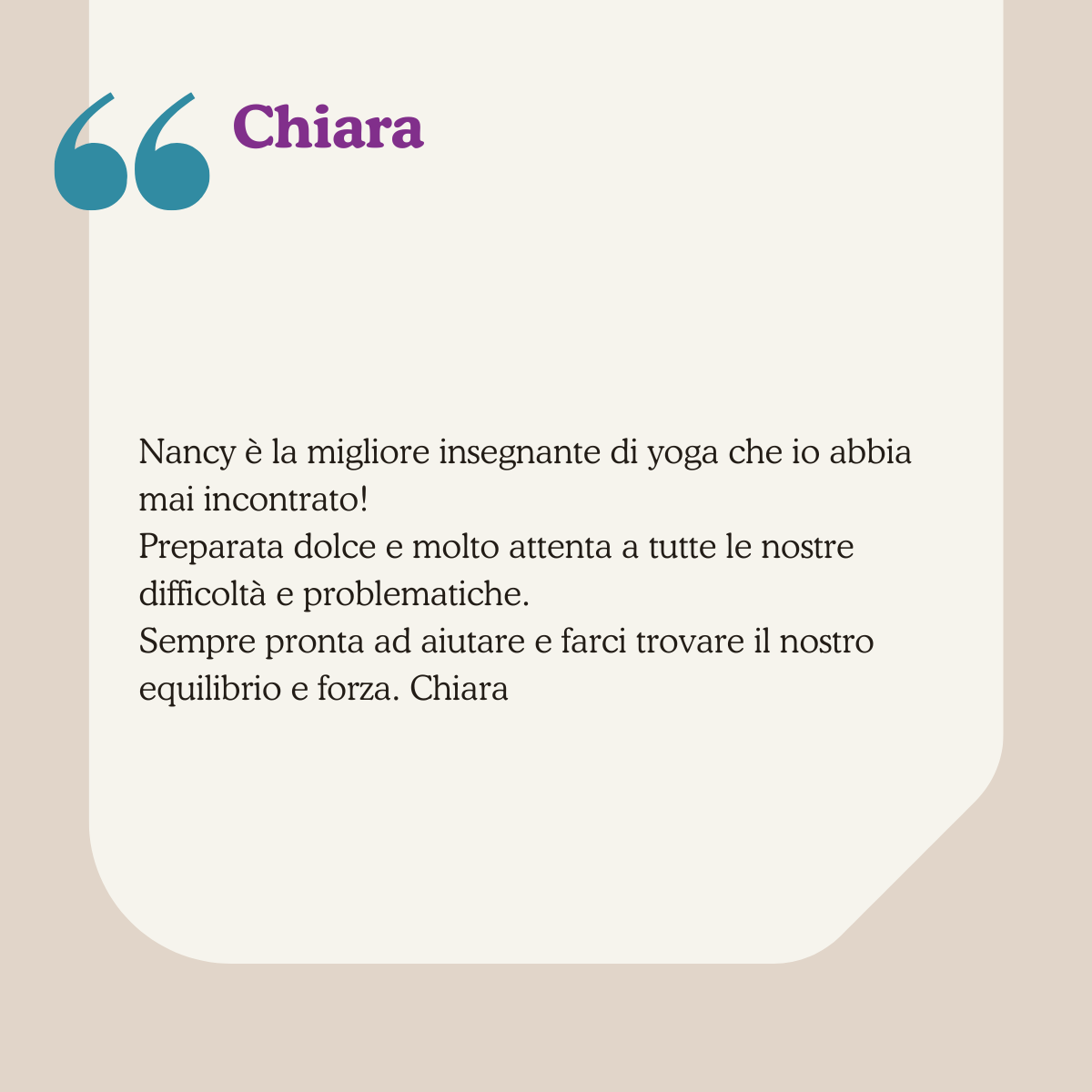 Recensione Nancy Sasso, Yoga Online, Yoga Milano, Yoga Melzo