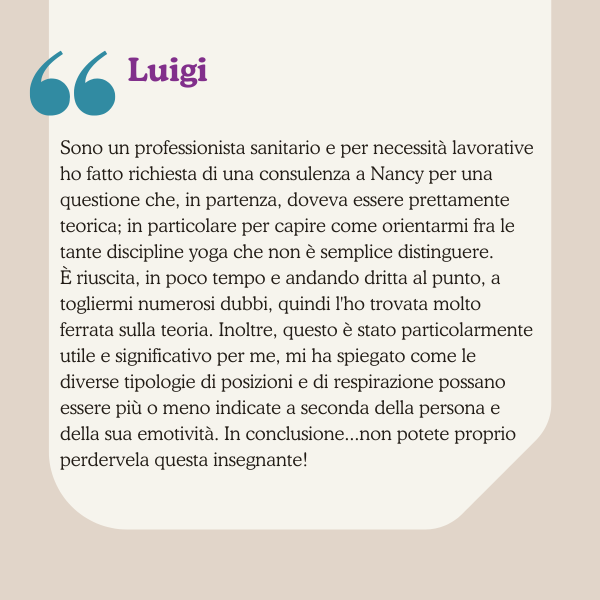 Recensione Nancy Sasso, Yoga Online, Yoga Milano, Yoga Melzo
