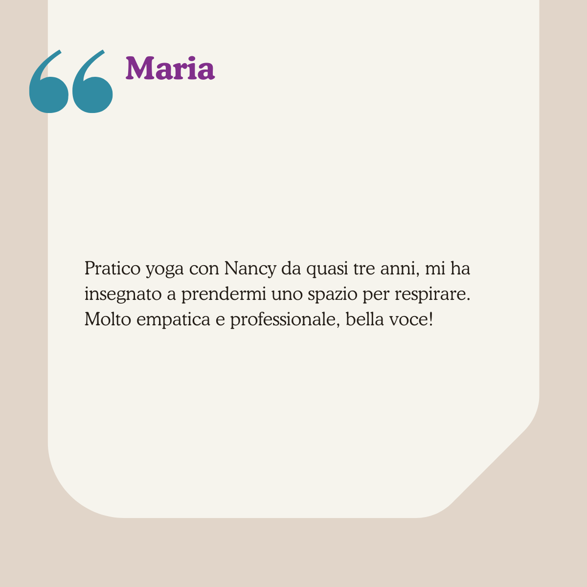 Recensione Nancy Sasso, Yoga Online, Yoga Milano, Yoga Melzo