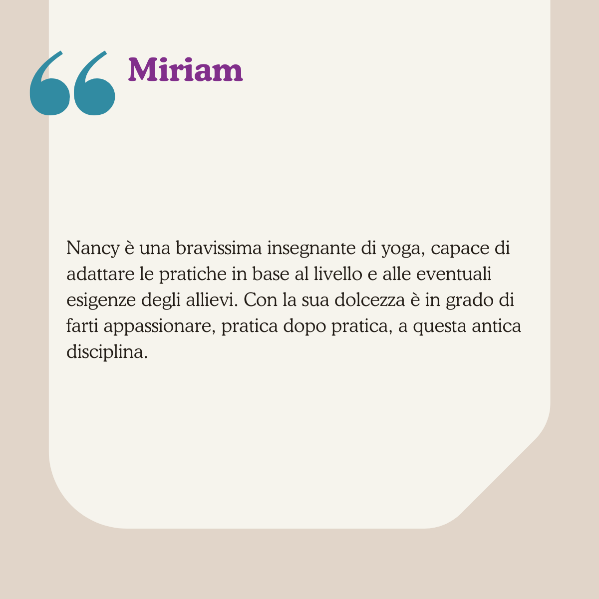 Recensione Nancy Sasso, Yoga Online, Yoga Milano, Yoga Melzo