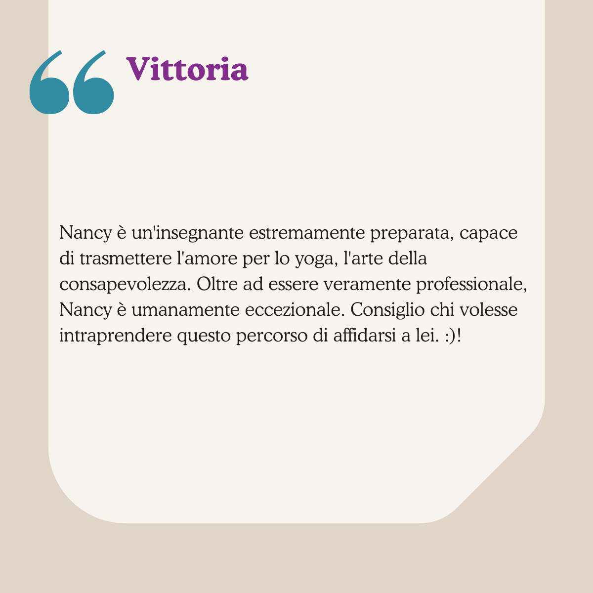 Recensione Nancy Sasso, Yoga Online, Yoga Milano, Yoga Melzo